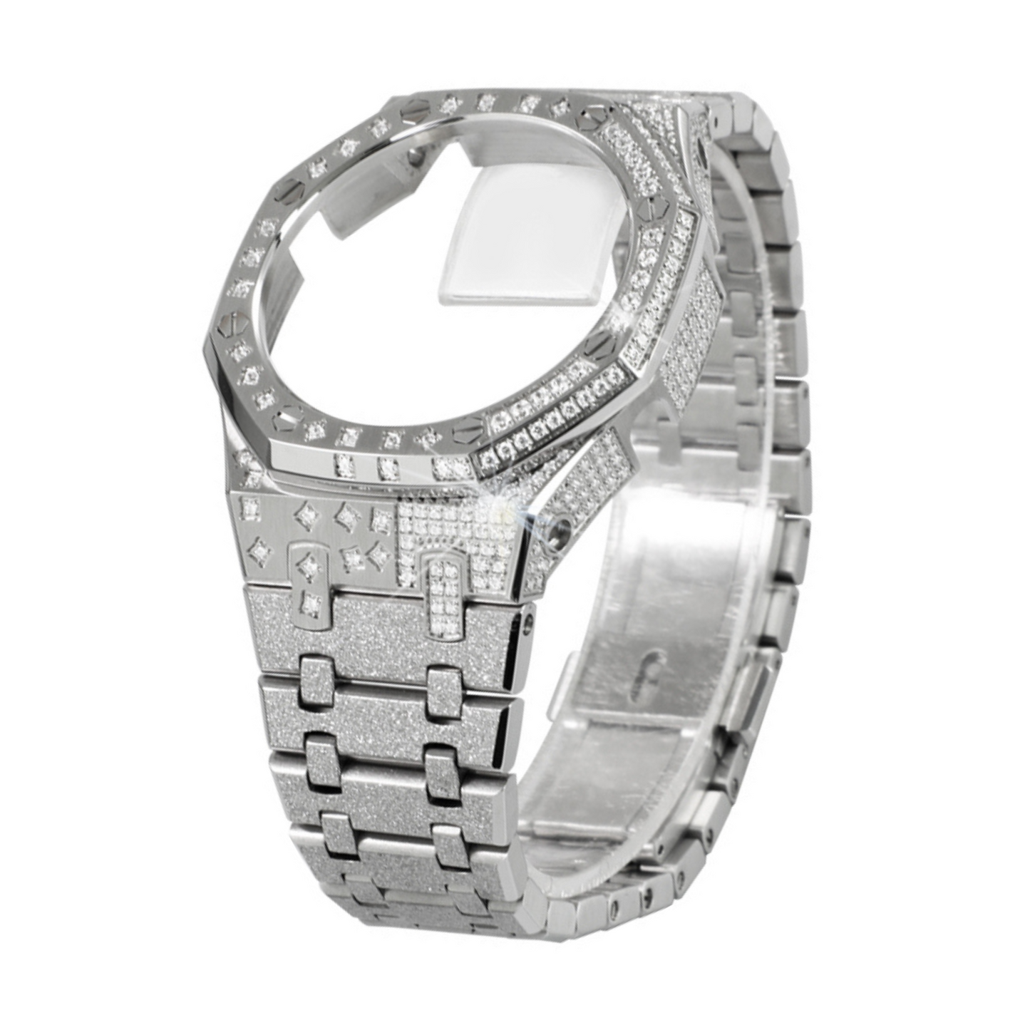 Bracelet Carrure Silver avec Diamants