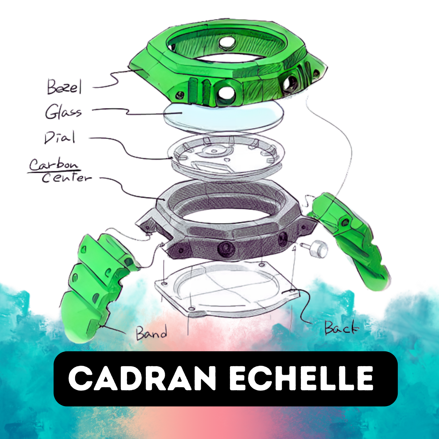Accessoires CASIO Cadran Échelle