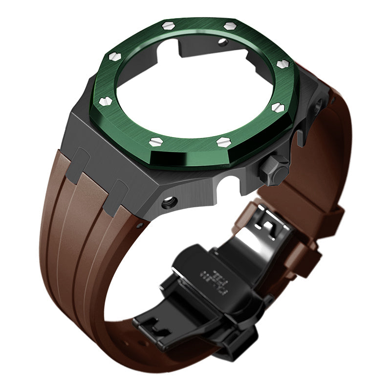 Bracelet Carrure Black Lunette Verte