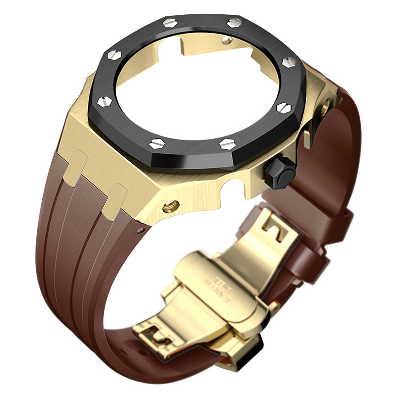 Bracelet Carrure Gold Lunette Black