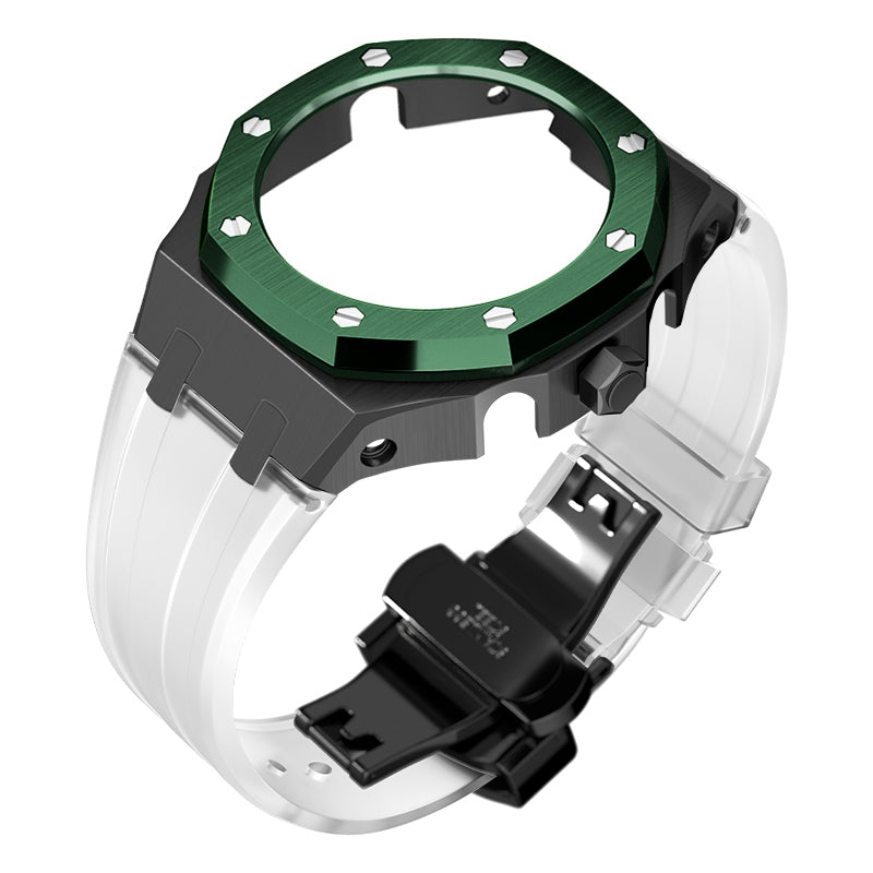 Bracelet Carrure Black Lunette Verte