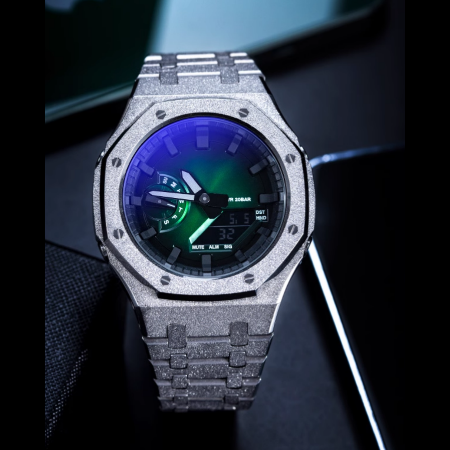 Bracelet Full Acier Sablage Royal