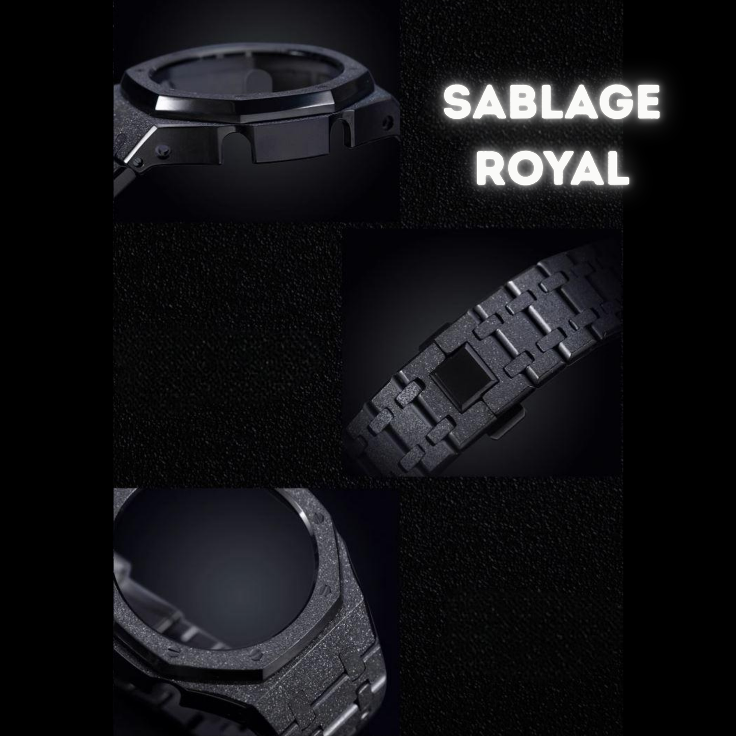Bracelet Full Acier Sablage Royal