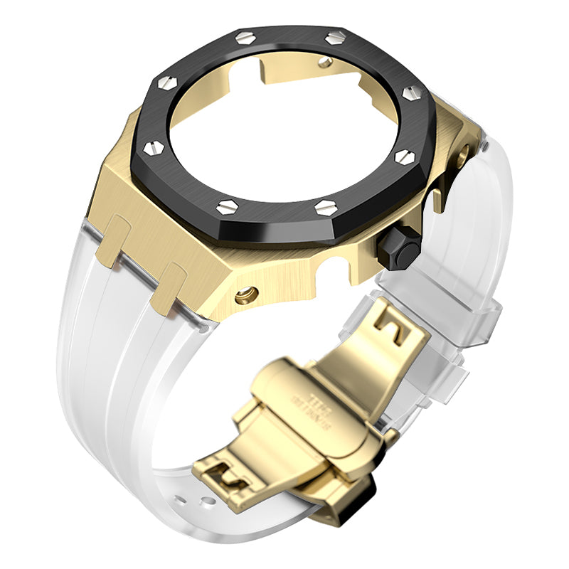 Bracelet Carrure Gold Lunette Black