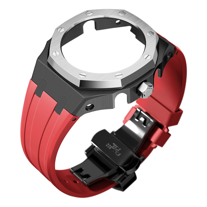 Bracelet Carrure Black Lunette Silver