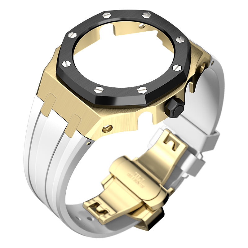 Bracelet Carrure Gold Lunette Black