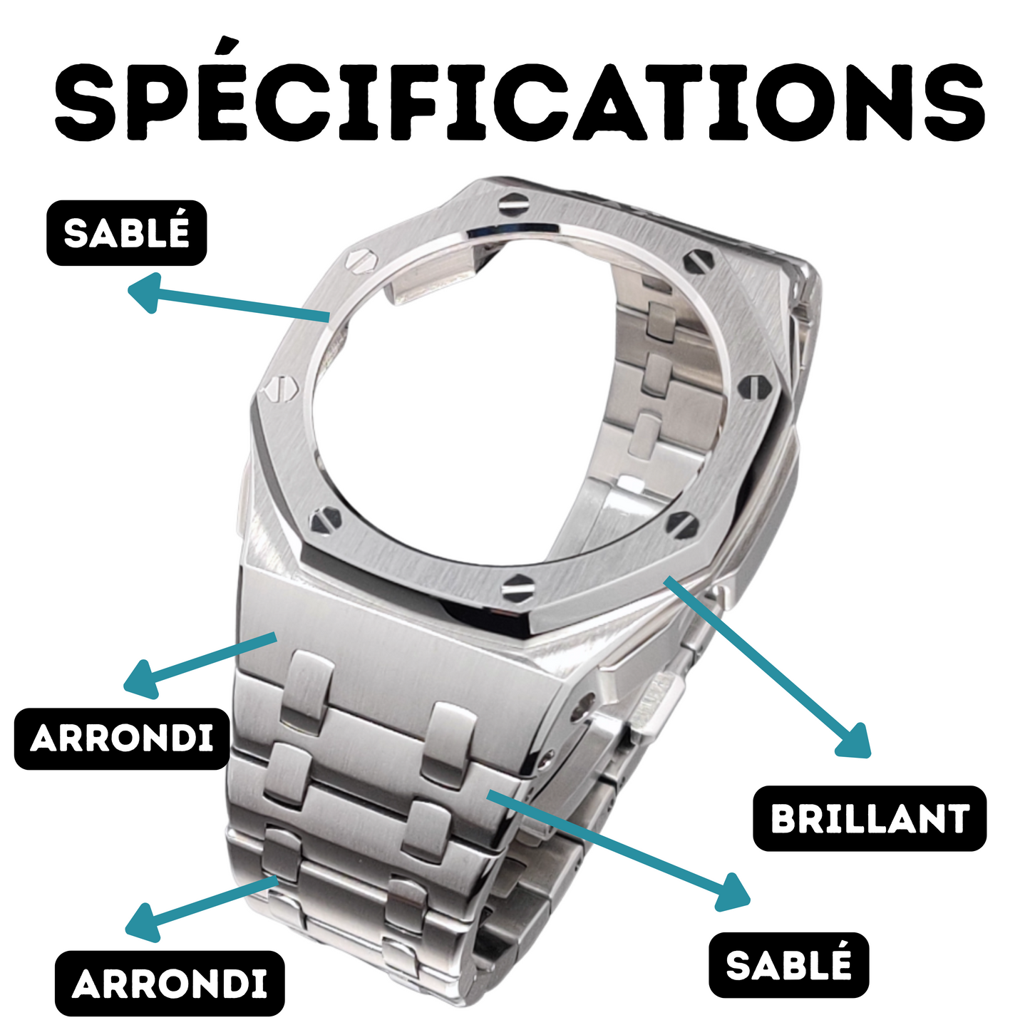 Bracelet Full Acier Galbé