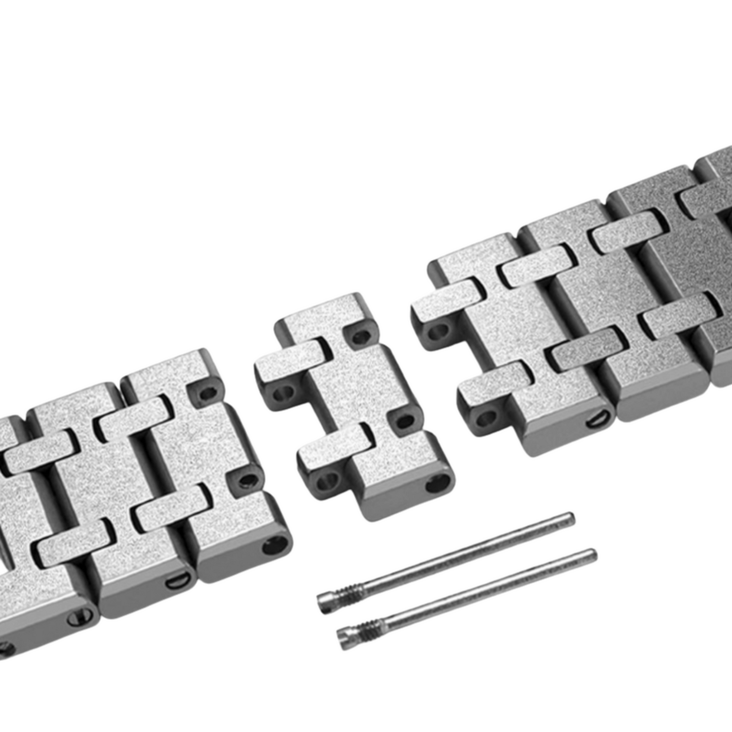 Silver Carre Bracelet with Diamonds