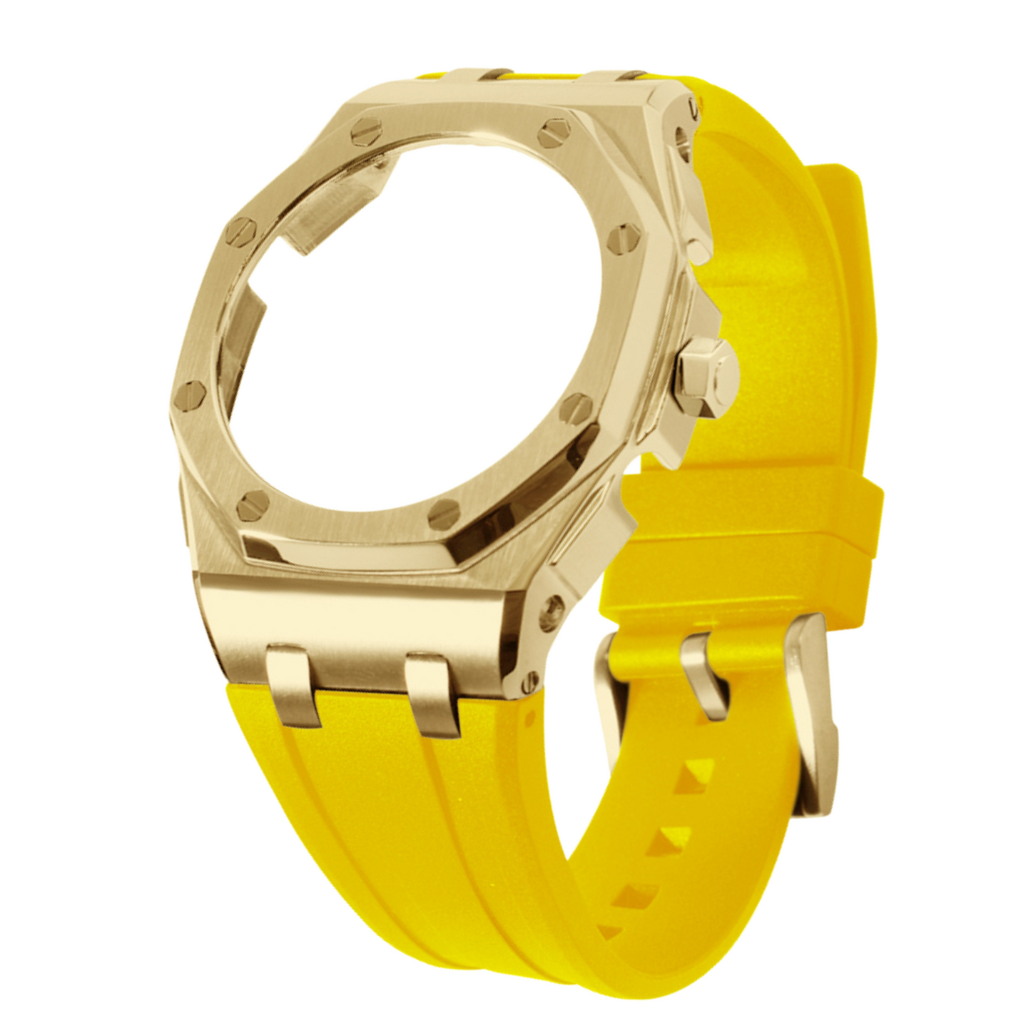 Bracelet Carrure Galbé Gold  avec Couronne