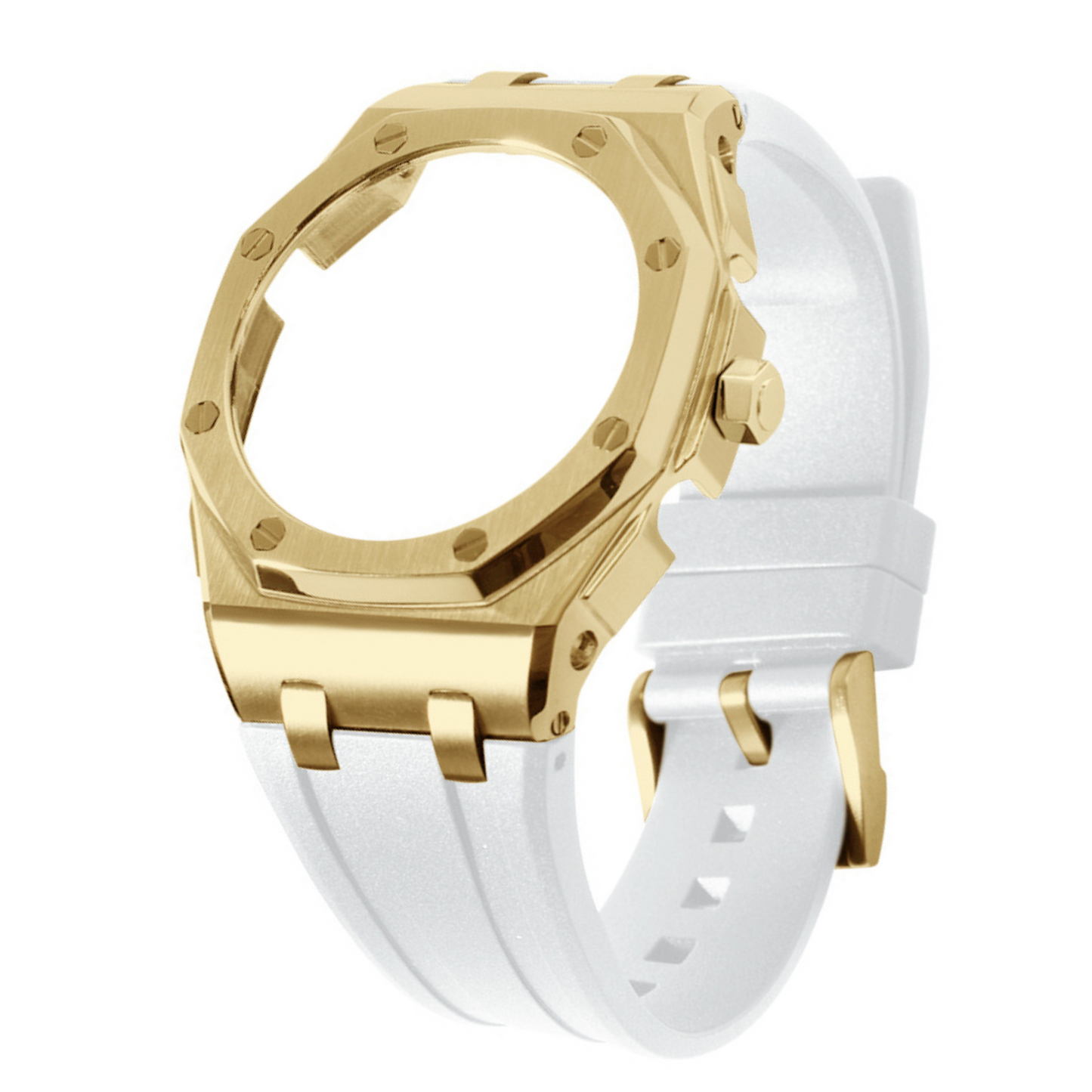 Bracelet Carrure Galbé Gold  avec Couronne