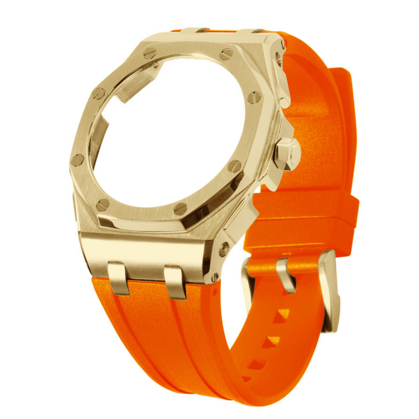 Bracelet Carrure Galbé Gold  avec Couronne