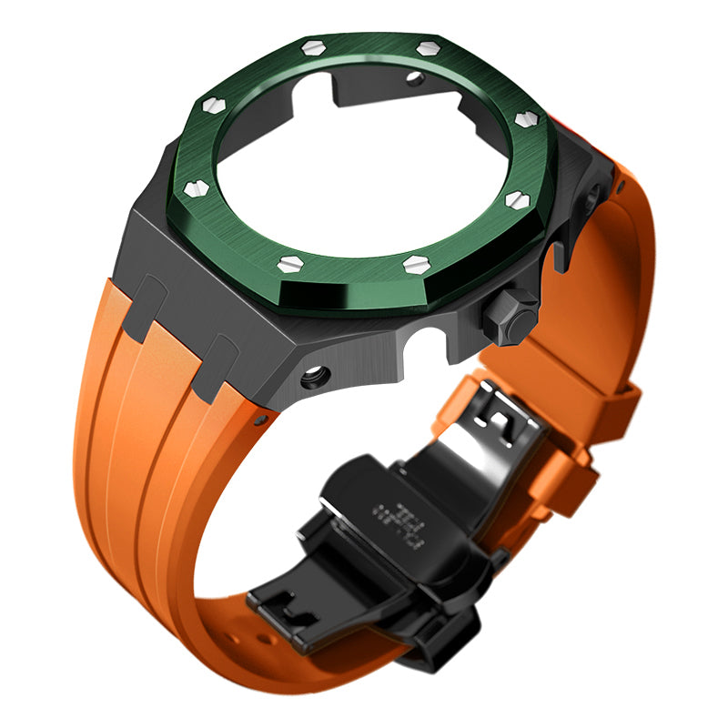 Bracelet Carrure Black Lunette Verte