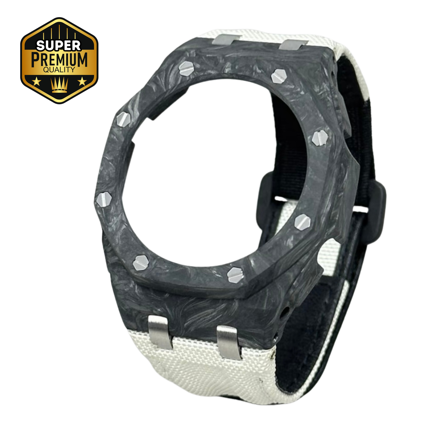 Bracelet Carrure Carbone Forgé