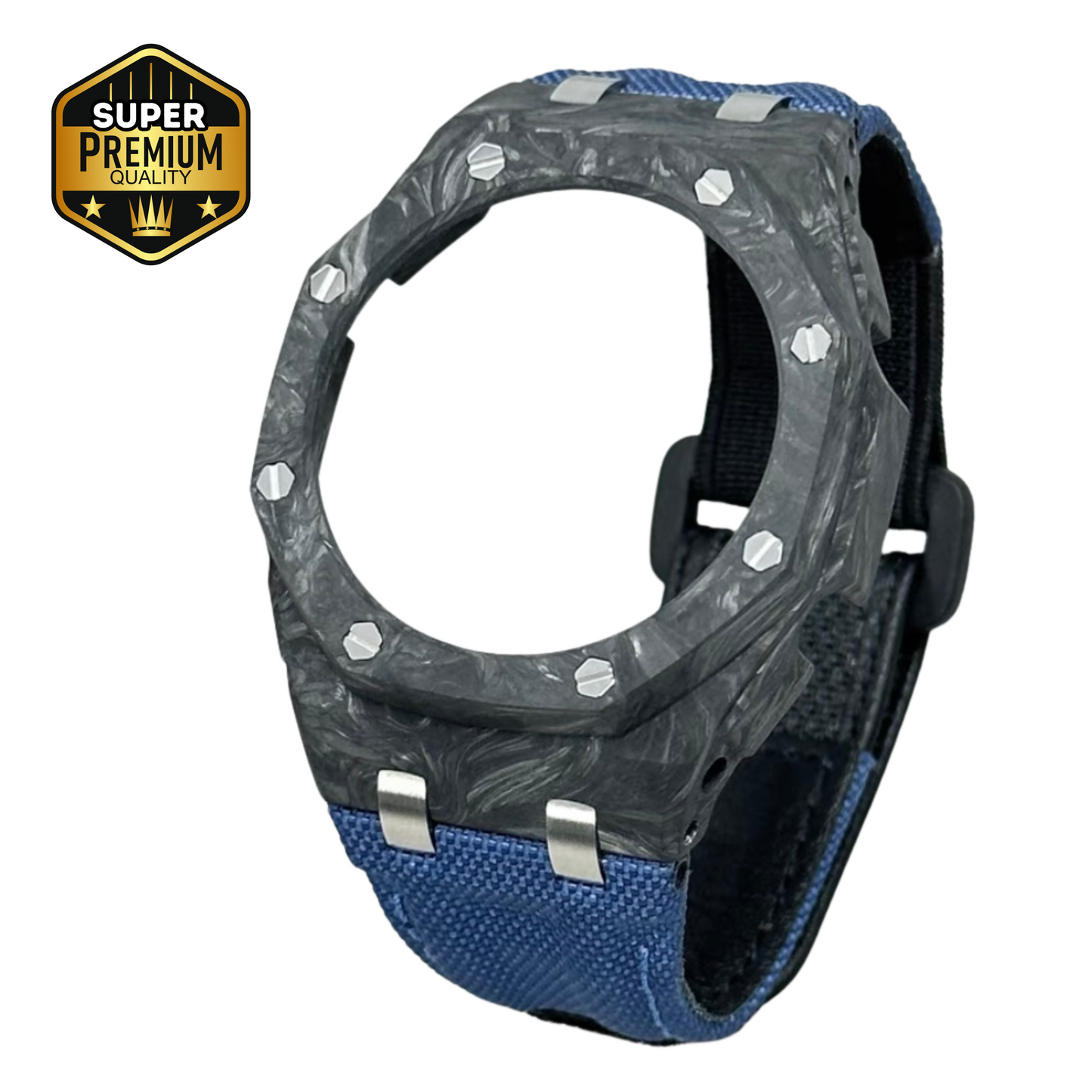 Bracelet Carrure Carbone Forgé