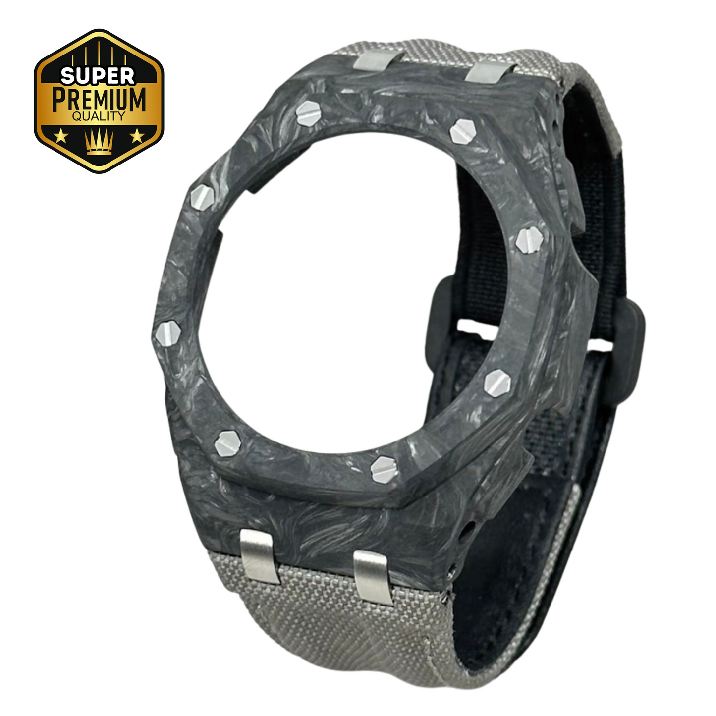 Bracelet Carrure Carbone Forgé