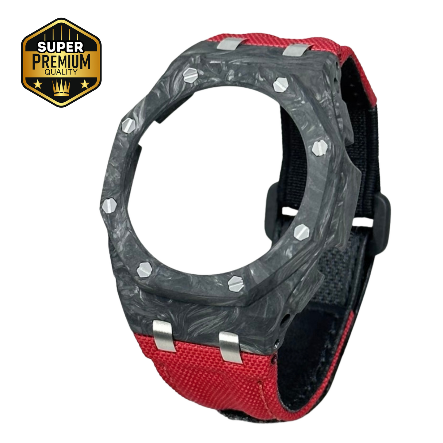 Bracelet Carrure Carbone Forgé