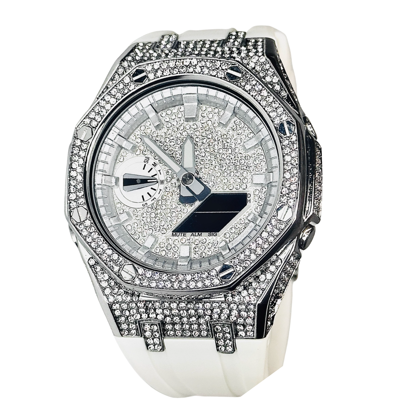 Bracelet Carrure Silver & Diamant