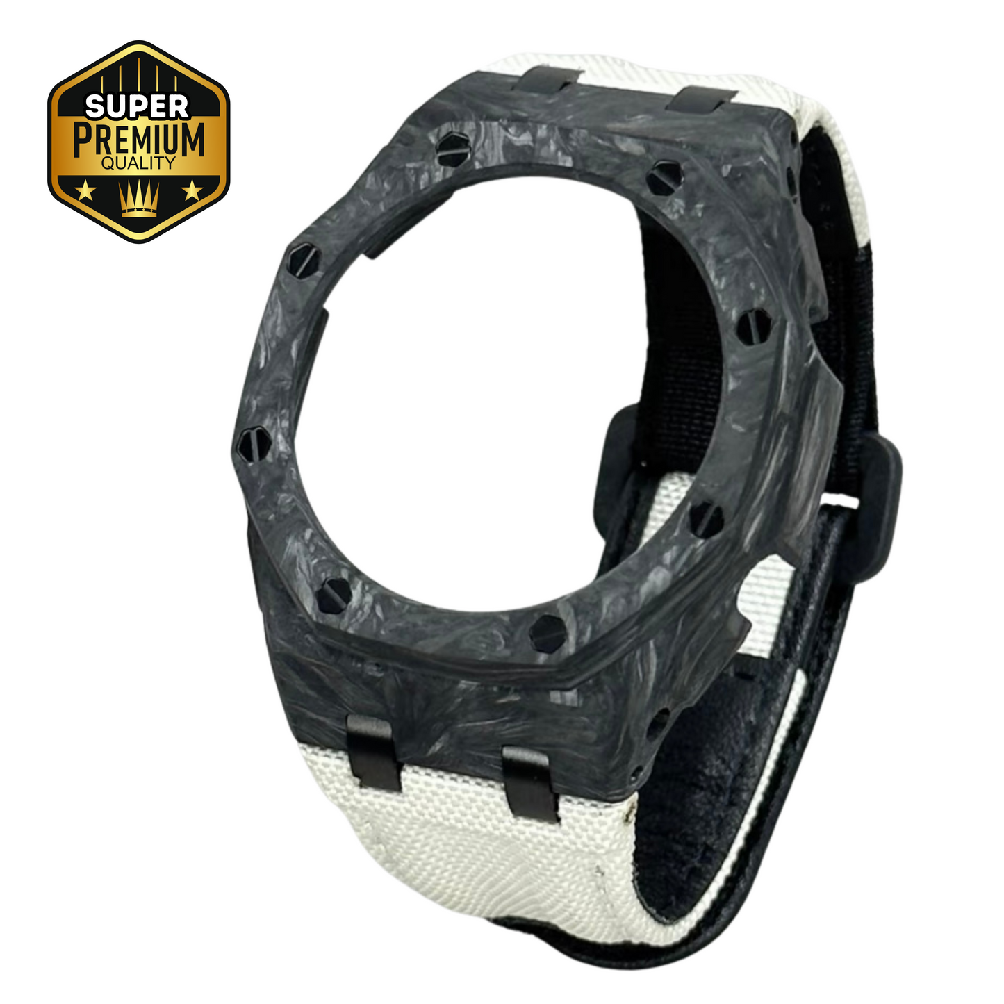 Bracelet Carrure Carbone Forgé