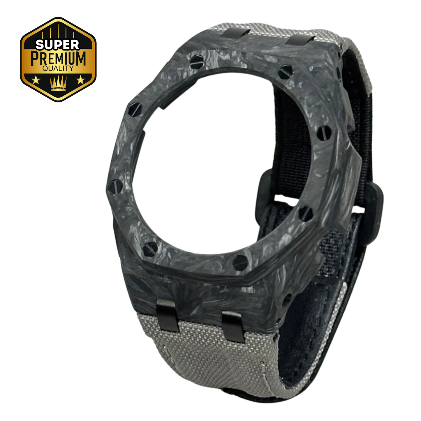 Bracelet Carrure Carbone Forgé