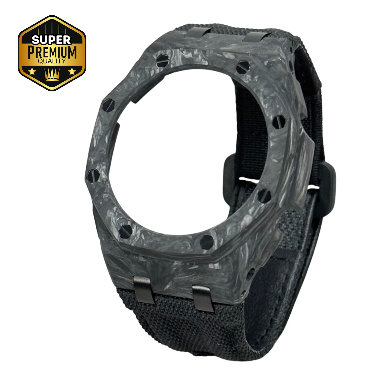 Bracelet Carrure Carbone Forgé