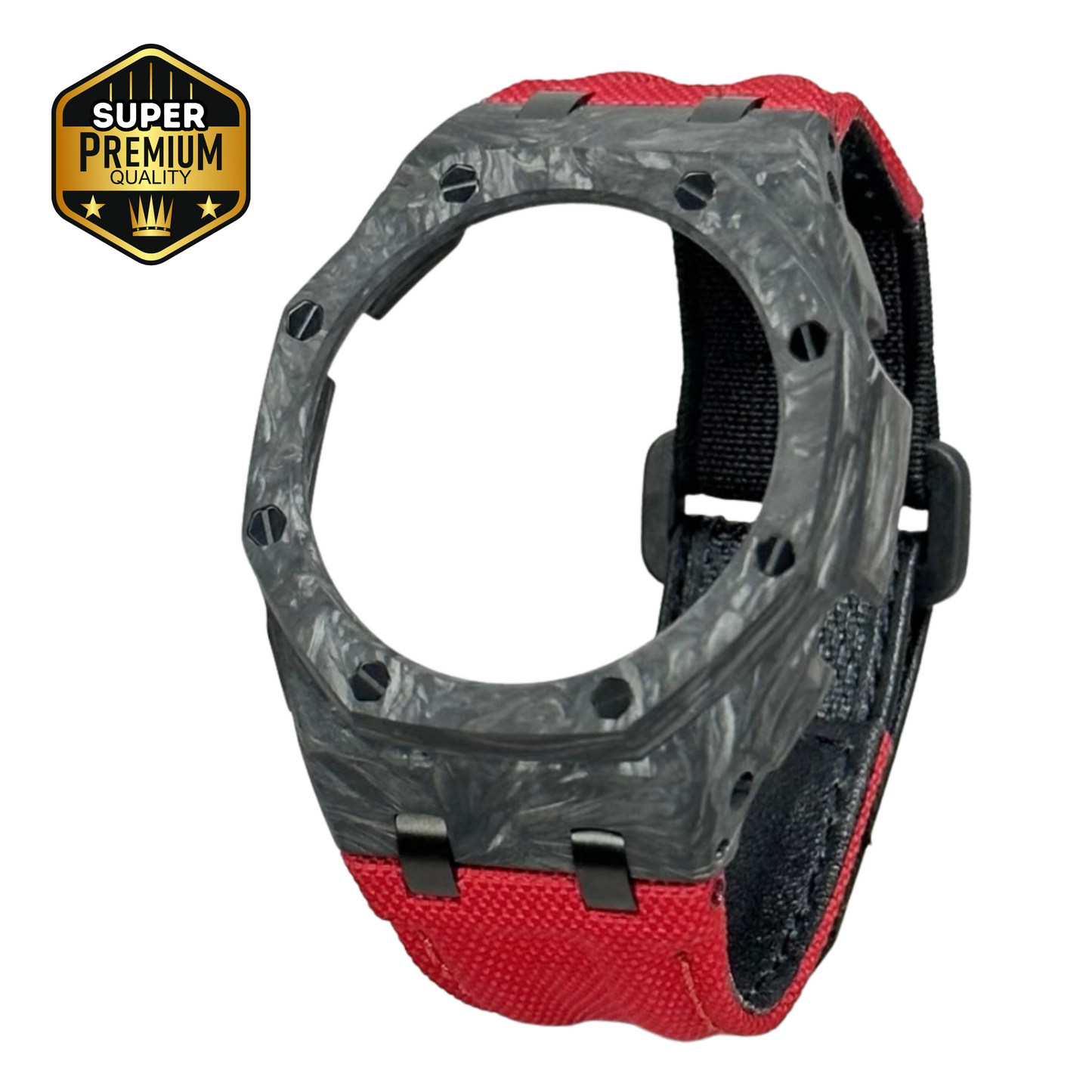 Bracelet Carrure Carbone Forgé