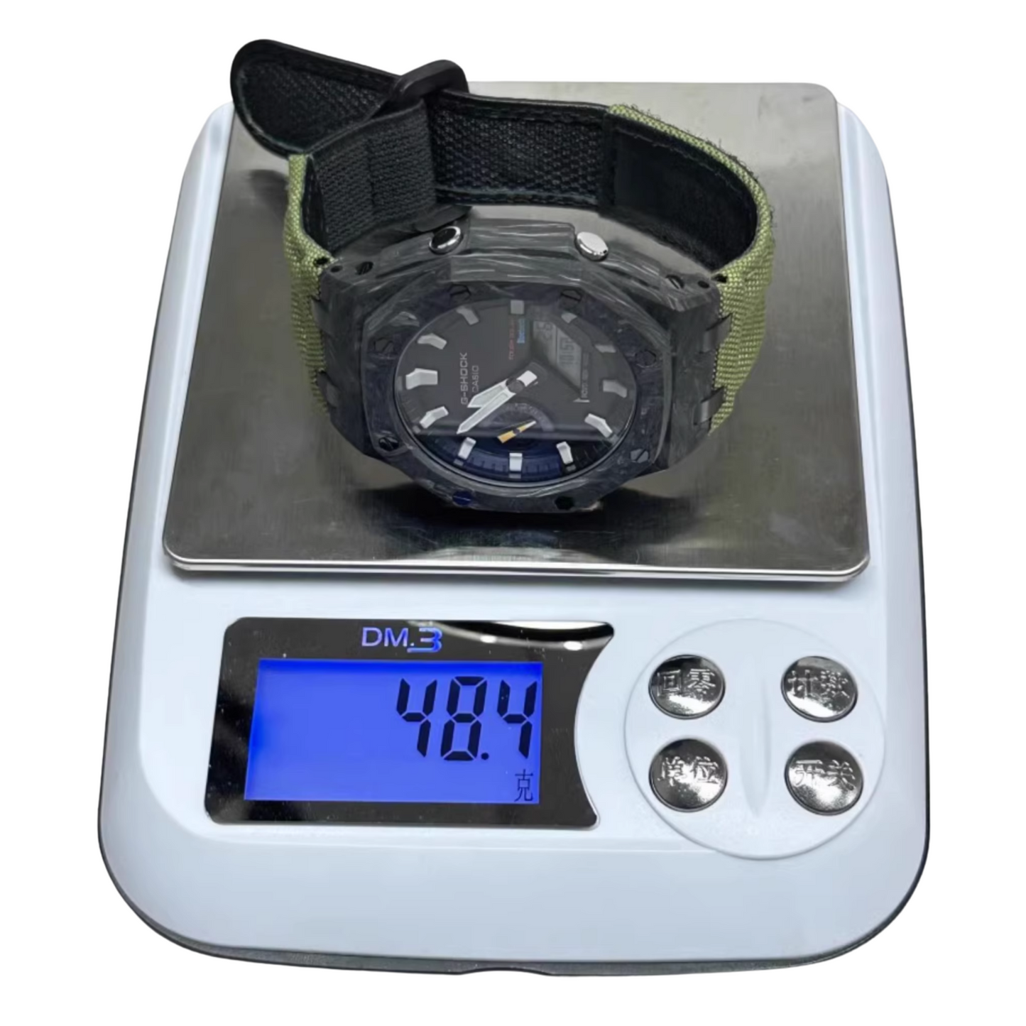 Bracelet Carrure Carbone Forgé