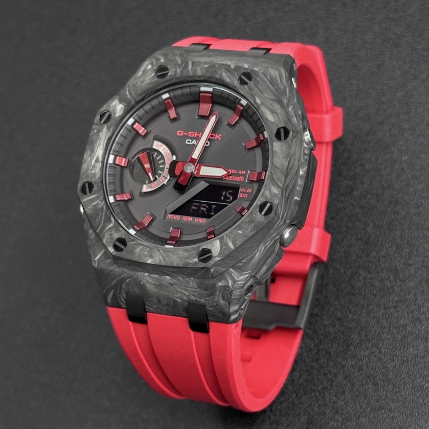 Bracelet Carrure Carbone Forgé II