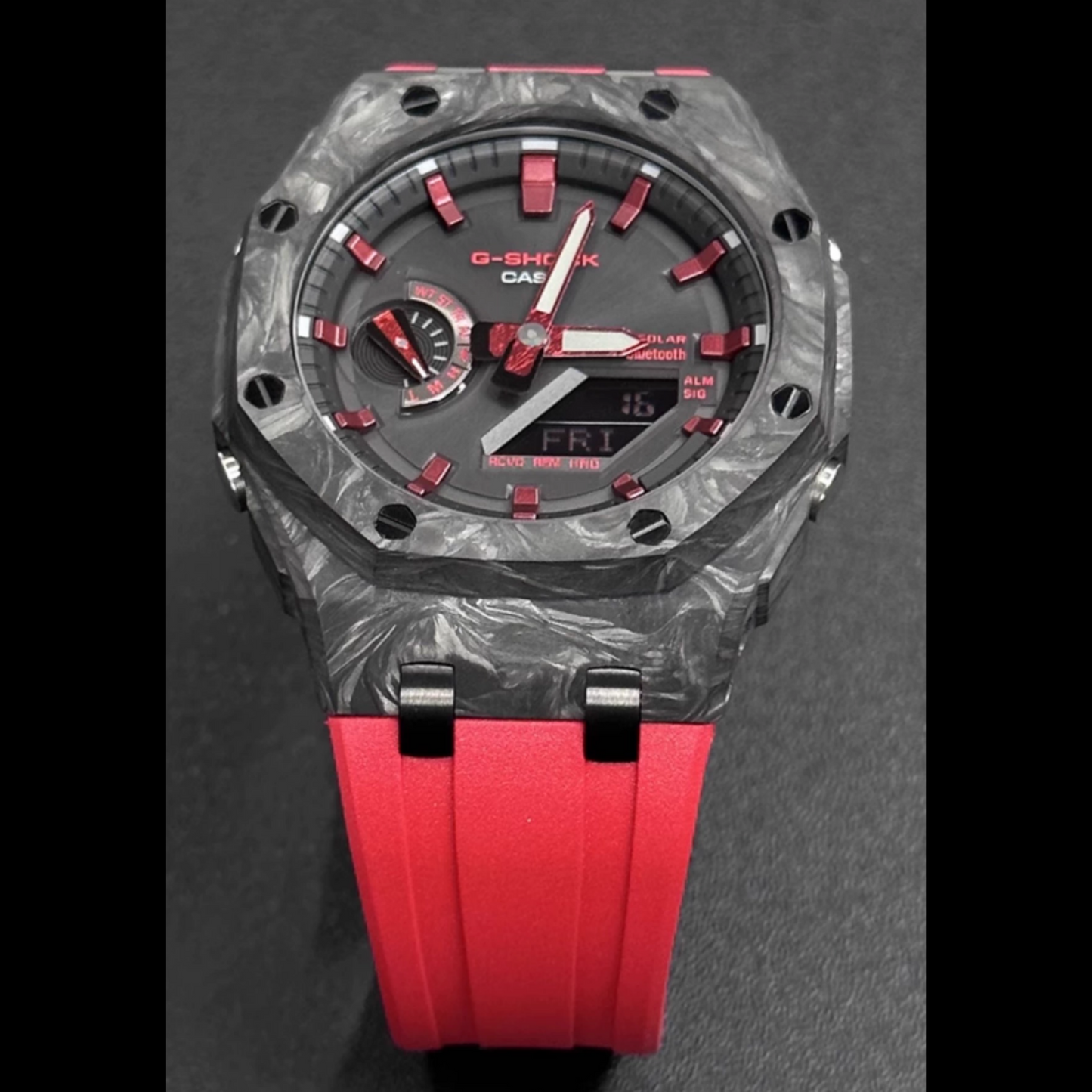 Bracelet Carrure Carbone Forgé II