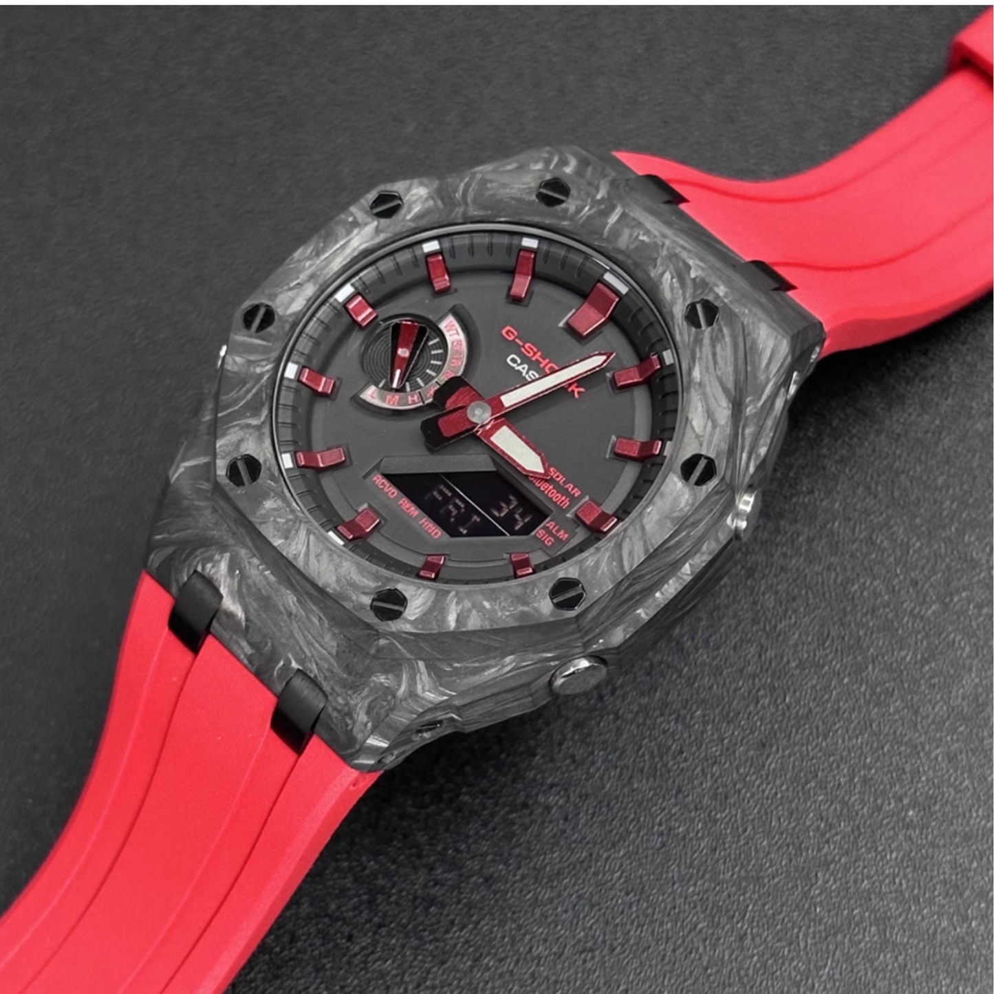 Bracelet Carrure Carbone Forgé II