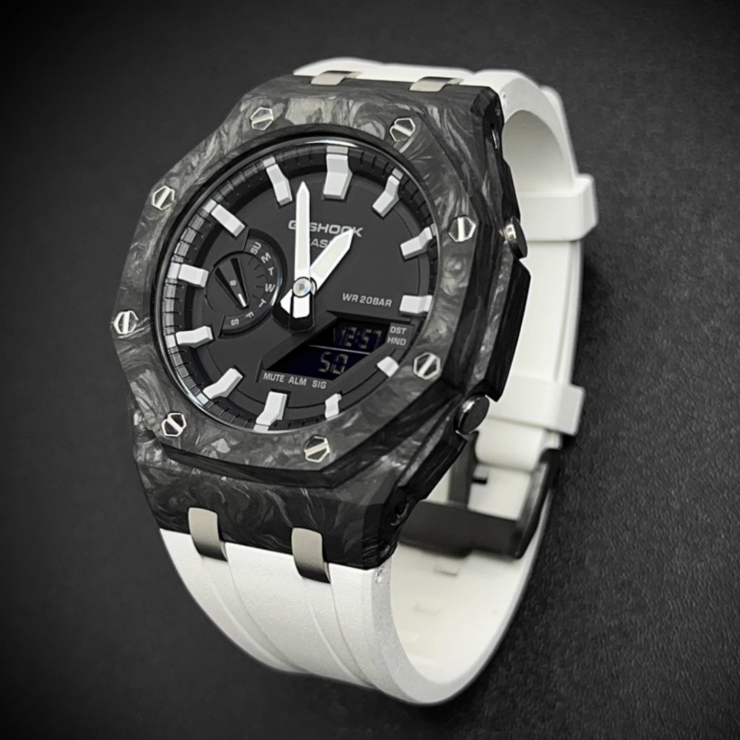 Bracelet Carrure Carbone Forgé II