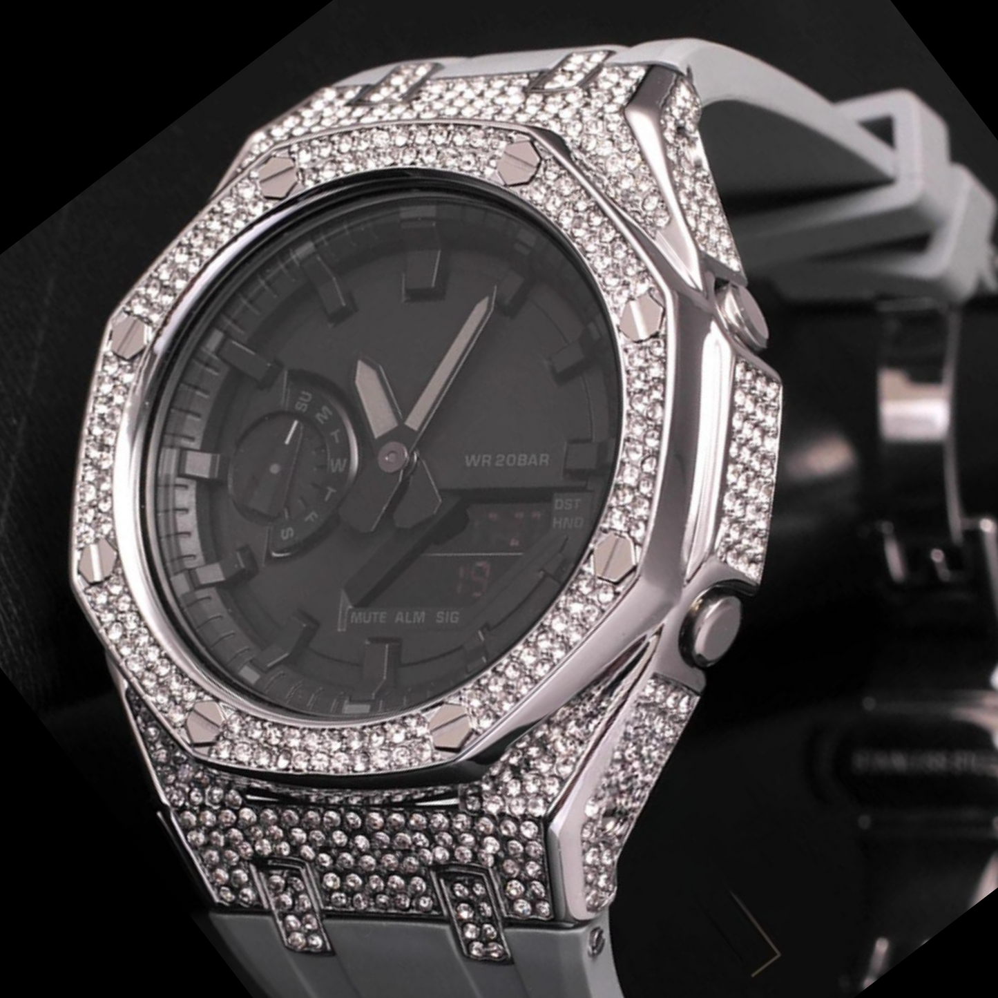 Bracelet Carrure Silver & Diamant