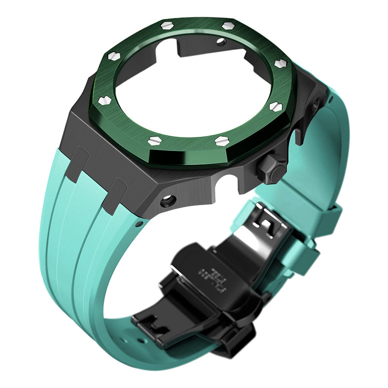 Bracelet Carrure Black Lunette Verte