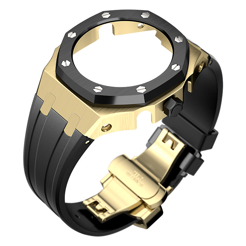 Bracelet Carrure Gold Lunette Black