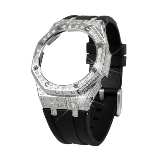 Bracelet Carrure Silver avec Diamants