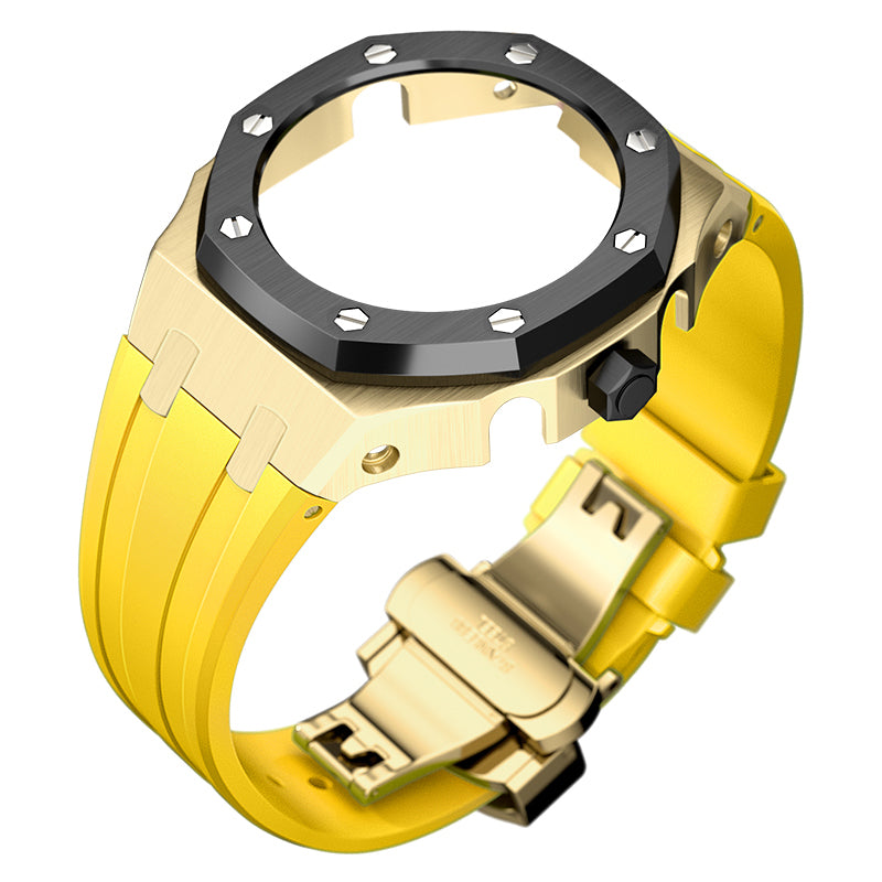 Bracelet Carrure Gold Lunette Black