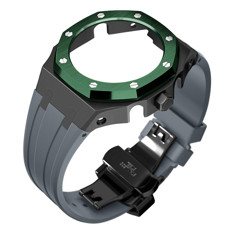 Bracelet Carrure Black Lunette Verte