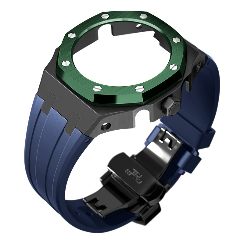 Bracelet Carrure Black Lunette Verte