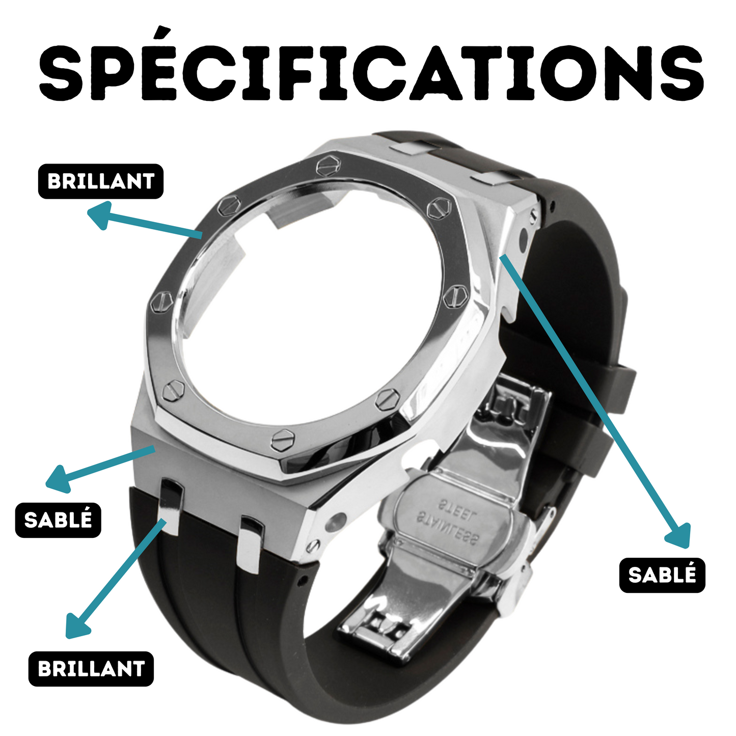 Bracelet Carrure Black