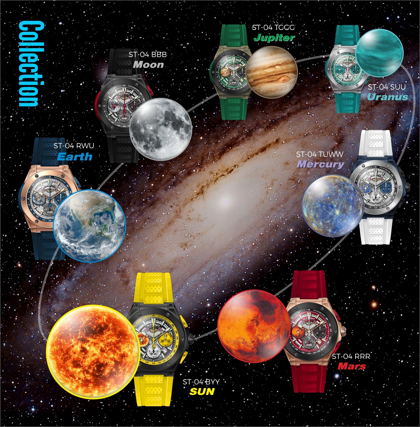 STUNT WATCH ST-04 MOON