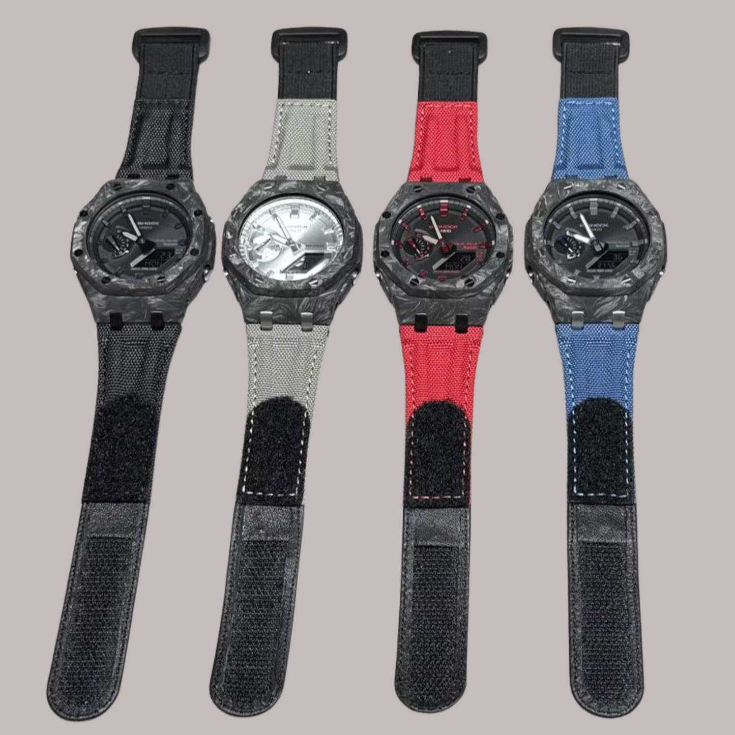 Bracelet Carrure Carbone Forgé